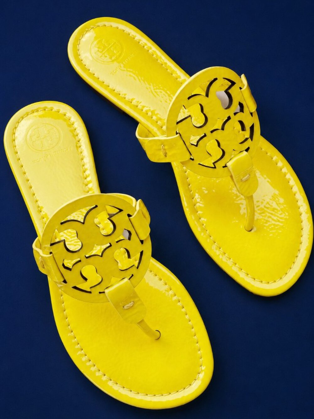 NEW IN BOX Tory Burch Miller Sandals in Limone